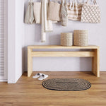Oval Woven Doormat | Natural Seagrass Entrance Rug for Patio, Front Door, Indoor.
