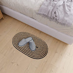 Oval Woven Doormat | Natural Seagrass Entrance Rug for Patio, Front Door, Indoor.