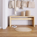 Oval Woven Doormat | Natural Seagrass Entrance Rug for Patio, Front Door, Indoor.