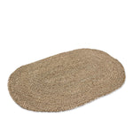 Oval Woven Doormat | Natural Seagrass Entrance Rug for Patio, Front Door, Indoor.