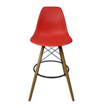 Eiffel Chair Counter Stool - Wooden Legs.