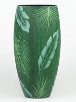 Handpainted Glass Vase for Flowers