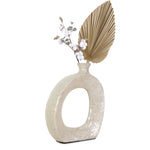 Mosaic Vase - Elegant Design Mother of Pearl Inlay Statue Vase | Gifts for Friends and Family, Weddings, Desktop Center Vases, Decorative Dried Flower Vase