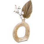 Mosaic Vase - Elegant Design Mother of Pearl Inlay Statue Vase | Gifts for Friends and Family, Weddings, Desktop Center Vases, Decorative Dried Flower Vase