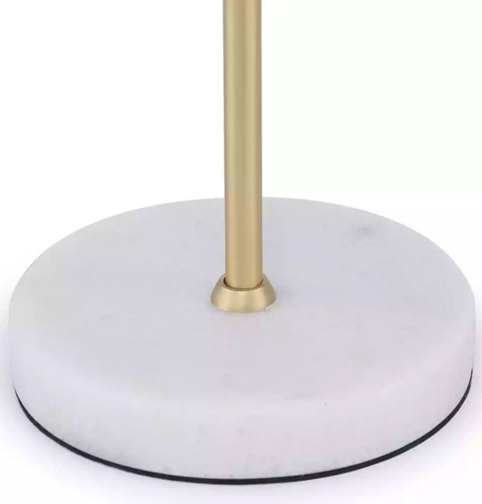 Rachel Single Arm Table Lamp - Marble Base.