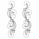 Flourishing Candle Sconce Pair