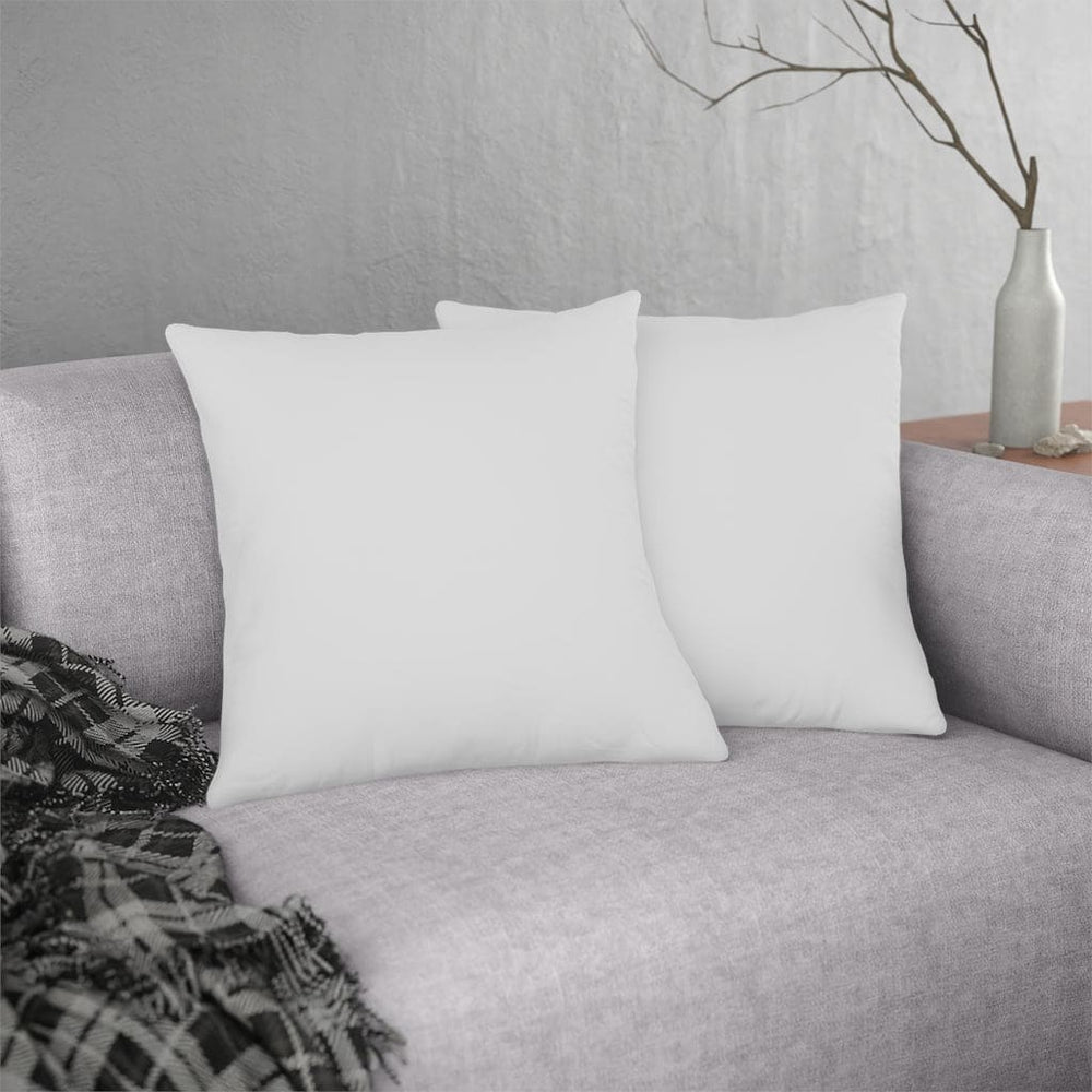 Indoor or Outdoor Throw Pillow for Home or Housewarming Gift, All White