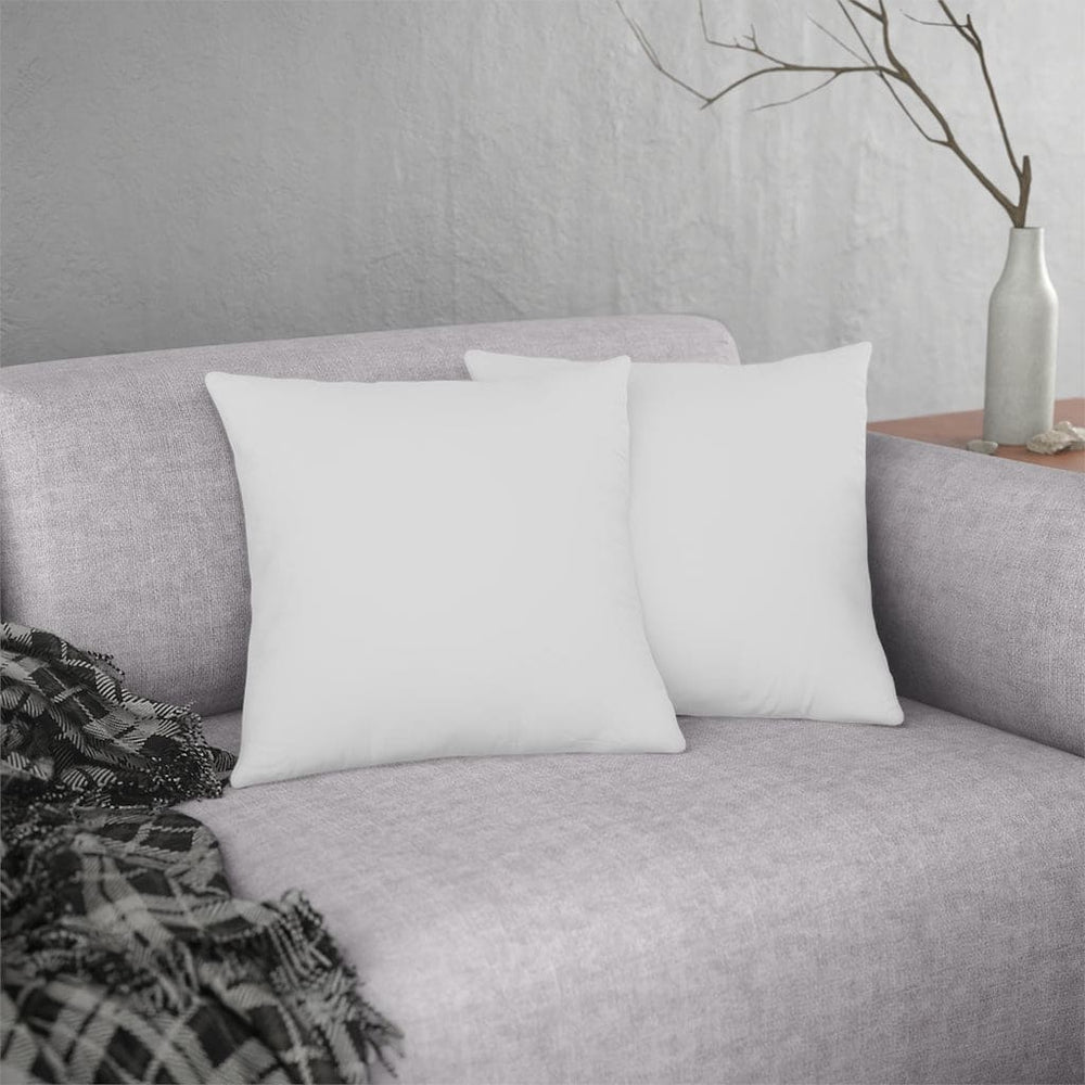 Indoor or Outdoor Throw Pillow for Home or Housewarming Gift, All White