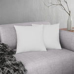 Indoor or Outdoor Throw Pillow for Home or Housewarming Gift, All White
