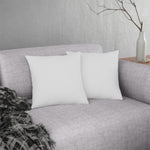 Indoor or Outdoor Throw Pillow for Home or Housewarming Gift, All White