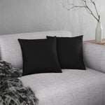 Indoor or Outdoor Throw Pillow for Home or Housewarming Gift, Black