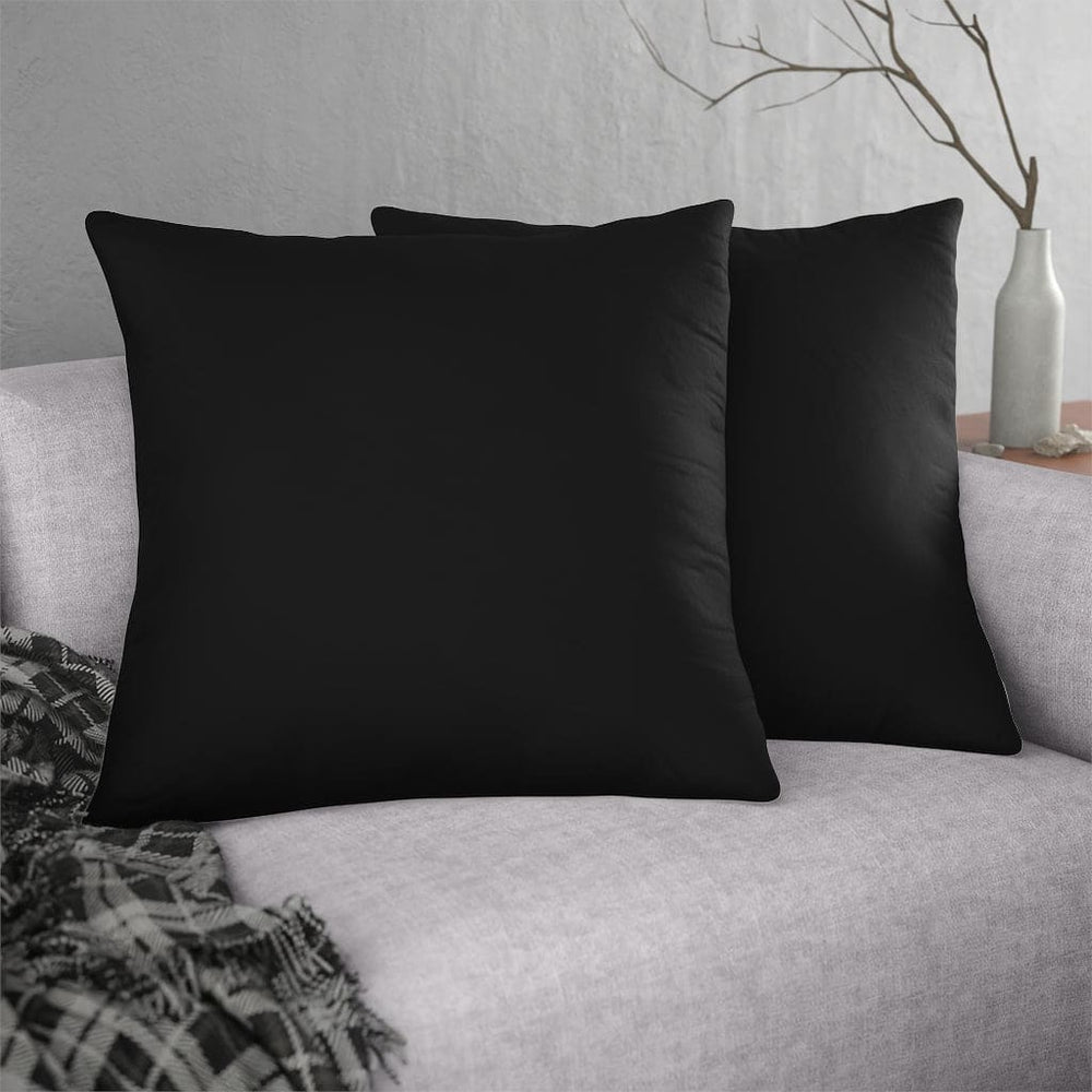 Indoor or Outdoor Throw Pillow for Home or Housewarming Gift, Black