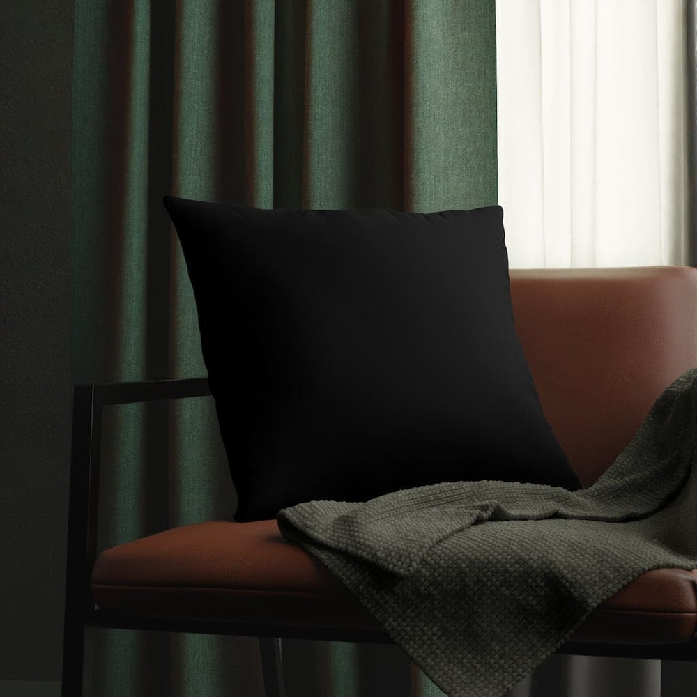 Indoor or Outdoor Throw Pillow for Home or Housewarming Gift, Black