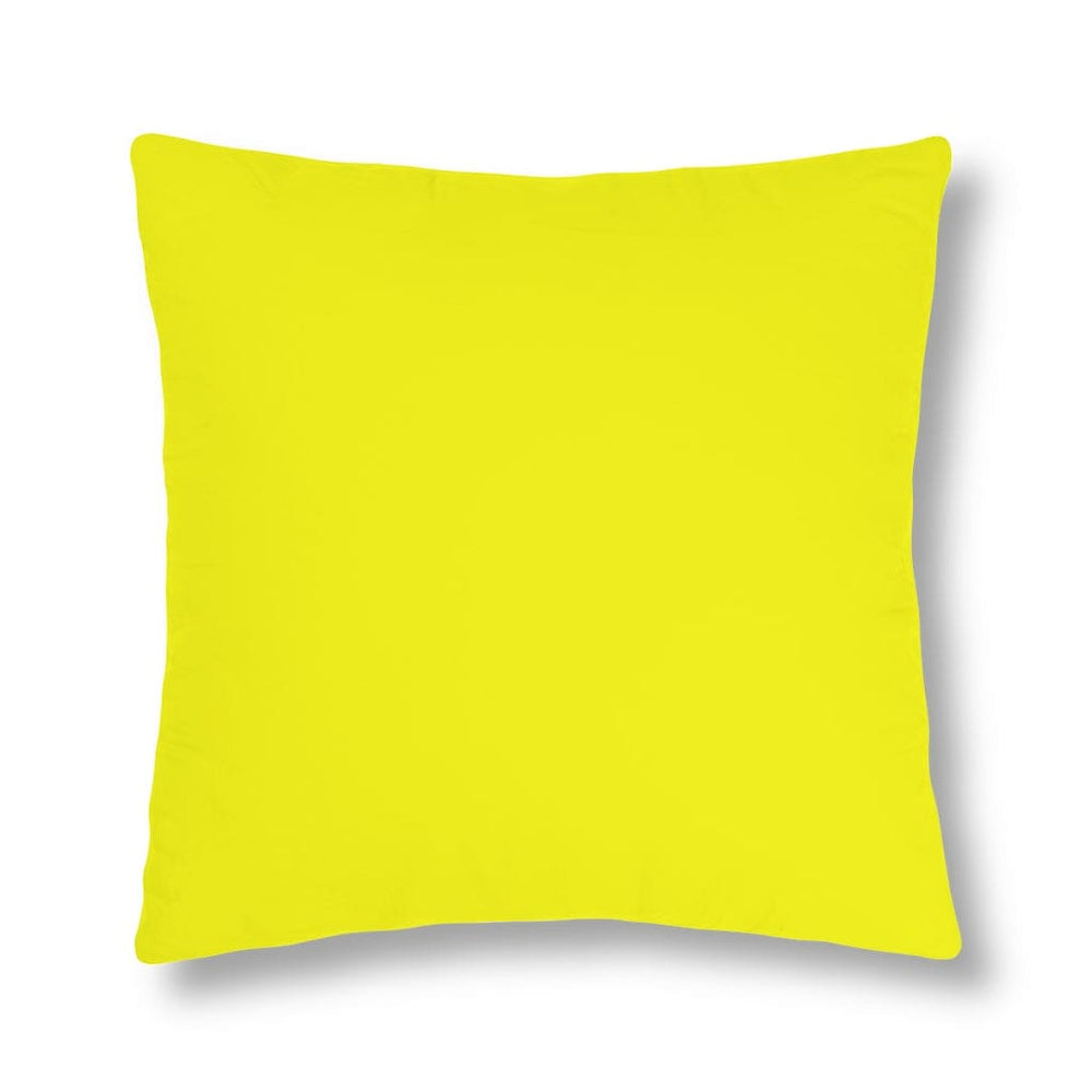 Indoor or Outdoor Throw Pillow for Home or Housewarming Gift, Bright Yellow
