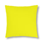 Indoor or Outdoor Throw Pillow for Home or Housewarming Gift, Bright Yellow
