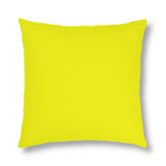 Indoor or Outdoor Throw Pillow for Home or Housewarming Gift, Bright Yellow