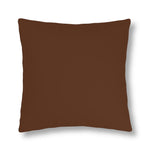 Indoor or Outdoor Throw Pillow for Home or Housewarming Gift, Brown