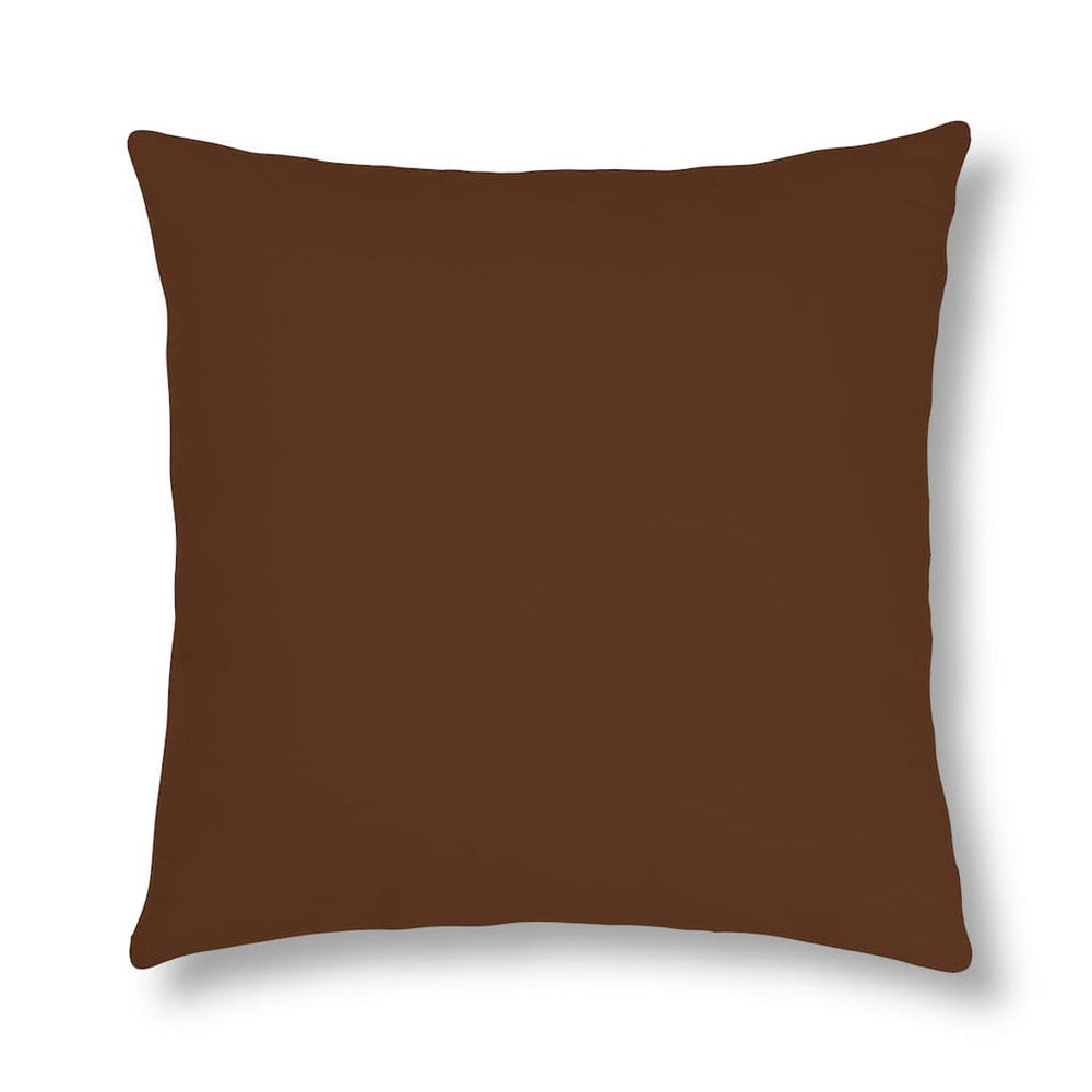 Indoor or Outdoor Throw Pillow for Home or Housewarming Gift, Brown
