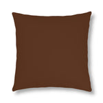 Indoor or Outdoor Throw Pillow for Home or Housewarming Gift, Brown