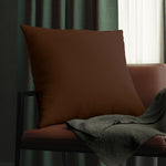Indoor or Outdoor Throw Pillow for Home or Housewarming Gift, Brown