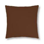 Indoor or Outdoor Throw Pillow for Home or Housewarming Gift, Brown