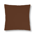 Indoor or Outdoor Throw Pillow for Home or Housewarming Gift, Brown