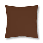 Indoor or Outdoor Throw Pillow for Home or Housewarming Gift, Brown