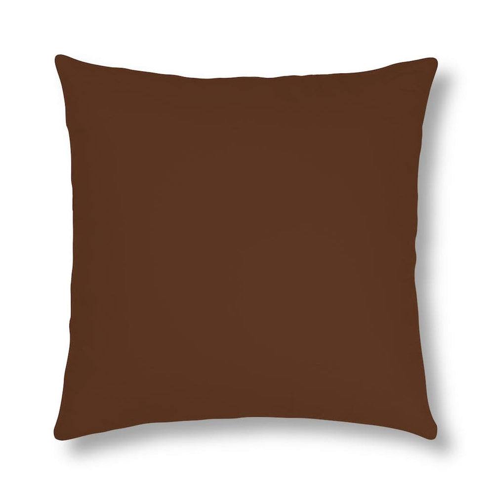 Indoor or Outdoor Throw Pillow for Home or Housewarming Gift, Brown