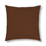 Indoor or Outdoor Throw Pillow for Home or Housewarming Gift, Brown