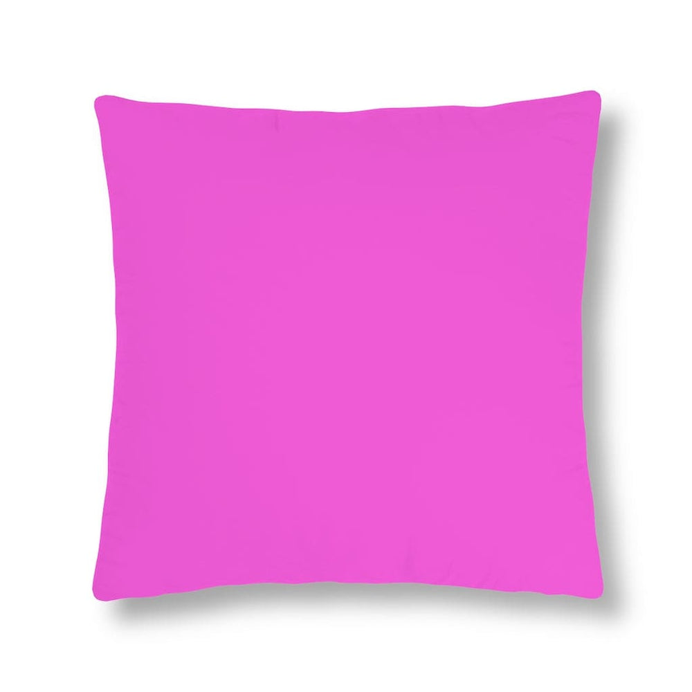 Indoor or Outdoor Throw Pillow for Home or Housewarming Gift, Fuschia Pink