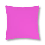 Indoor or Outdoor Throw Pillow for Home or Housewarming Gift, Fuschia Pink