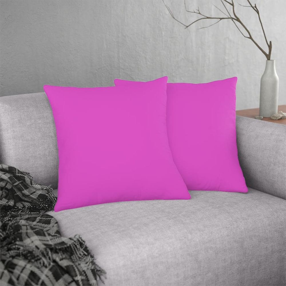 Indoor or Outdoor Throw Pillow for Home or Housewarming Gift, Fuschia Pink