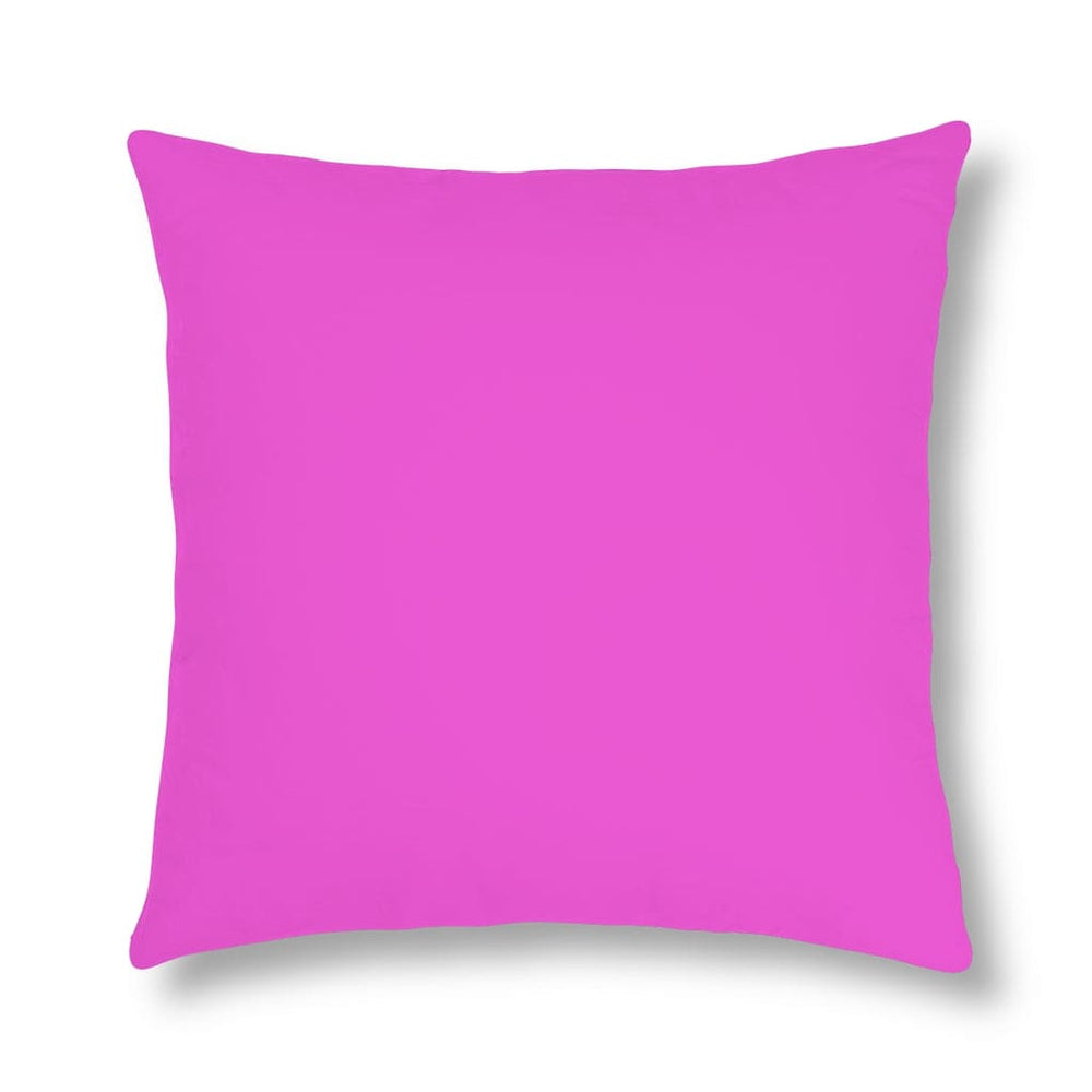 Indoor or Outdoor Throw Pillow for Home or Housewarming Gift, Fuschia Pink