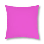 Indoor or Outdoor Throw Pillow for Home or Housewarming Gift, Fuschia Pink