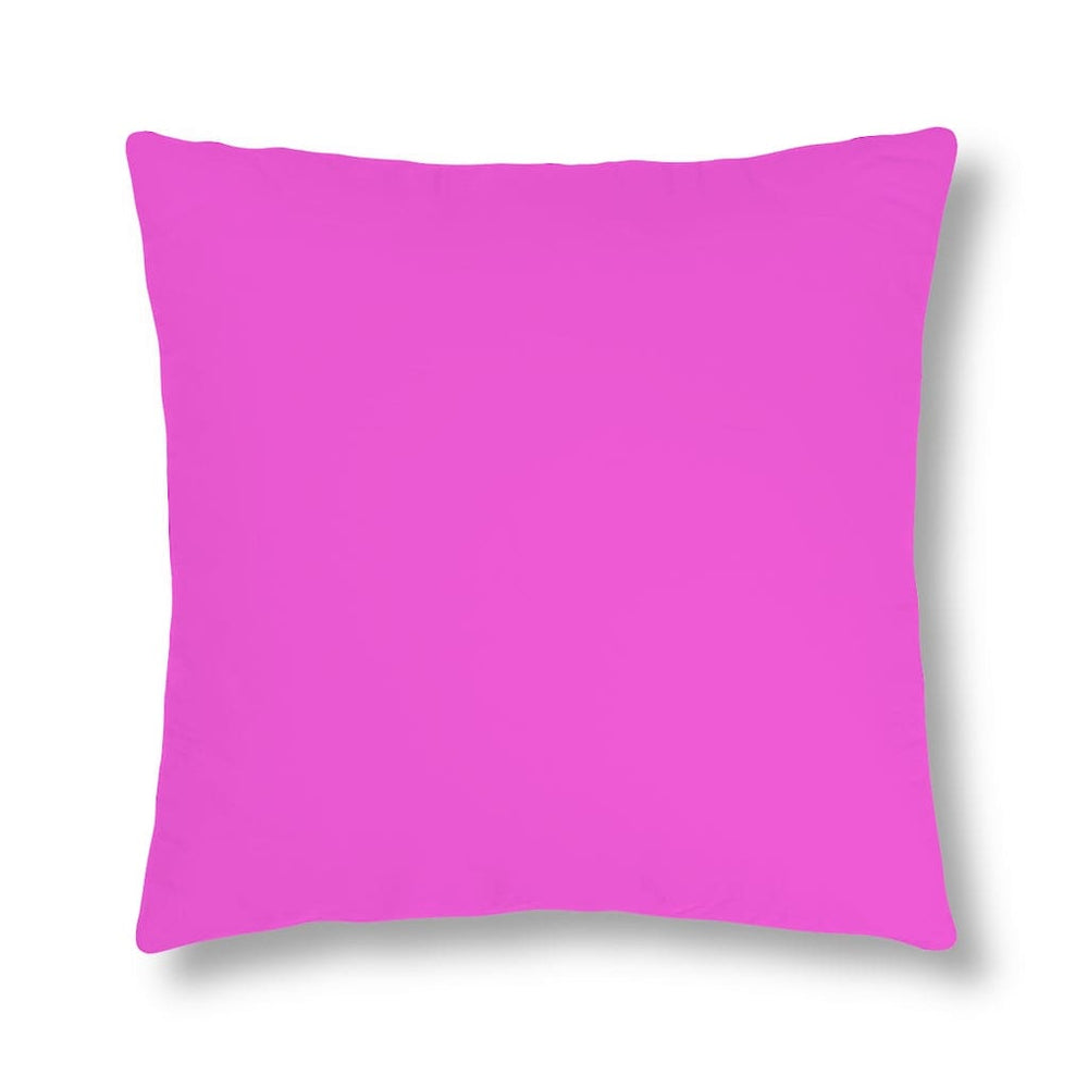 Indoor or Outdoor Throw Pillow for Home or Housewarming Gift, Fuschia Pink