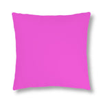 Indoor or Outdoor Throw Pillow for Home or Housewarming Gift, Fuschia Pink