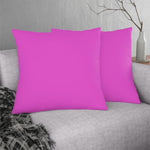 Indoor or Outdoor Throw Pillow for Home or Housewarming Gift, Fuschia Pink