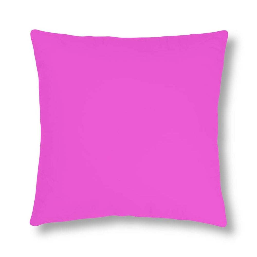 Indoor or Outdoor Throw Pillow for Home or Housewarming Gift, Fuschia Pink