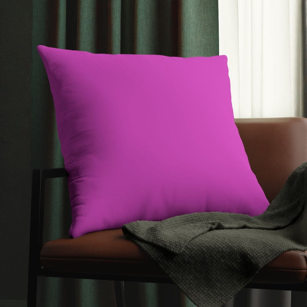 Indoor or Outdoor Throw Pillow for Home or Housewarming Gift, Fuschia Pink