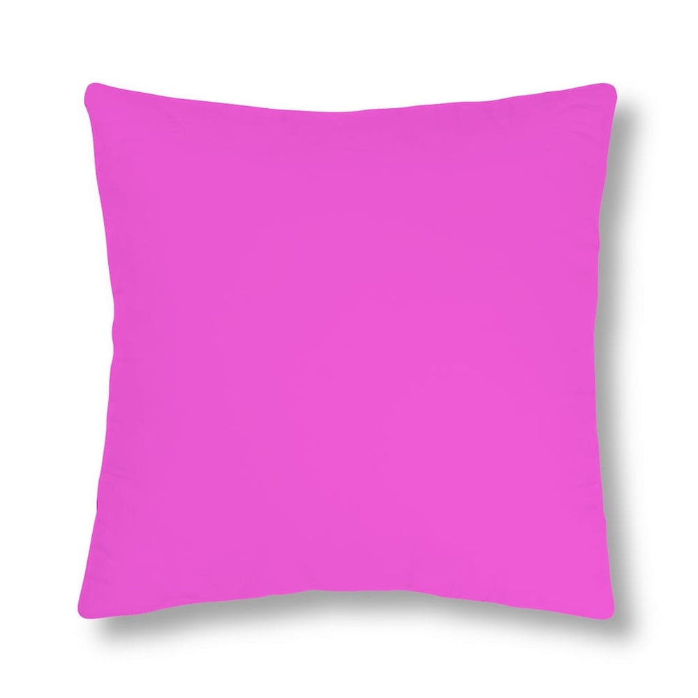 Indoor or Outdoor Throw Pillow for Home or Housewarming Gift, Fuschia Pink
