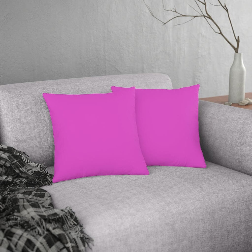 Indoor or Outdoor Throw Pillow for Home or Housewarming Gift, Fuschia Pink