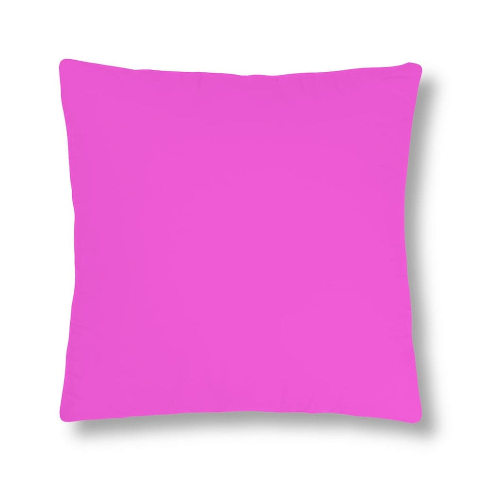 Indoor or Outdoor Throw Pillow for Home or Housewarming Gift, Fuschia Pink