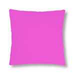 Indoor or Outdoor Throw Pillow for Home or Housewarming Gift, Fuschia Pink