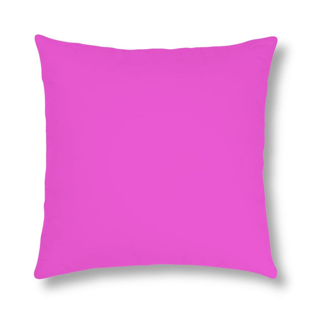 Indoor or Outdoor Throw Pillow for Home or Housewarming Gift, Fuschia Pink