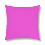 Indoor or Outdoor Throw Pillow for Home or Housewarming Gift, Fuschia Pink