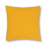Indoor or Outdoor Throw Pillow for Home or Housewarming Gift, Golden Yellow