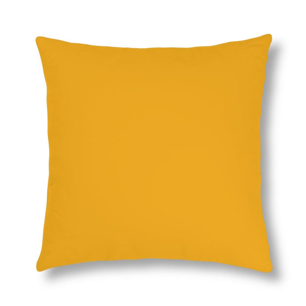 Indoor or Outdoor Throw Pillow for Home or Housewarming Gift, Golden Yellow