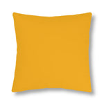 Indoor or Outdoor Throw Pillow for Home or Housewarming Gift, Golden Yellow