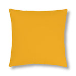 Indoor or Outdoor Throw Pillow for Home or Housewarming Gift, Golden Yellow