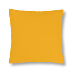 Indoor or Outdoor Throw Pillow for Home or Housewarming Gift, Golden Yellow